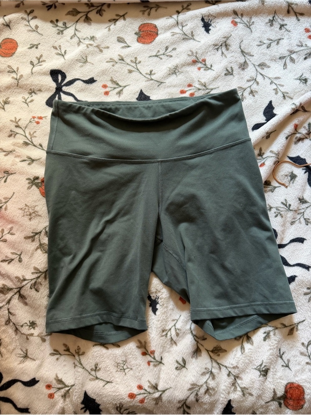 Old Navy Olive Green High-Rise Bike Shorts